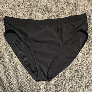 Aqua Green Classic Black Swim Bottoms S